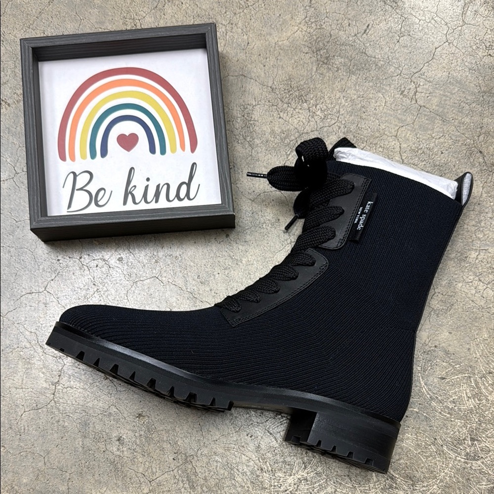 * Kate Spade New York Merigue Women's combat boots Lug Sole